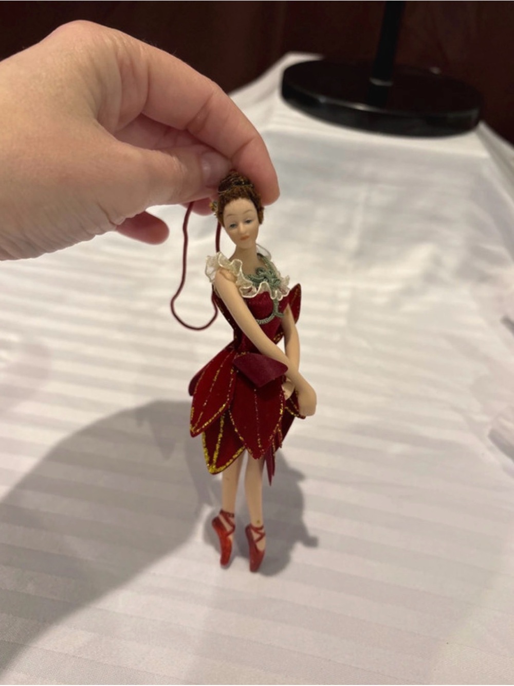 Red Ballerina Hanging Ornament - Women Accessories